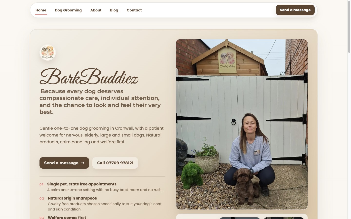 BarkBuddiez: Enquiries That Arrive With the Dog's Details