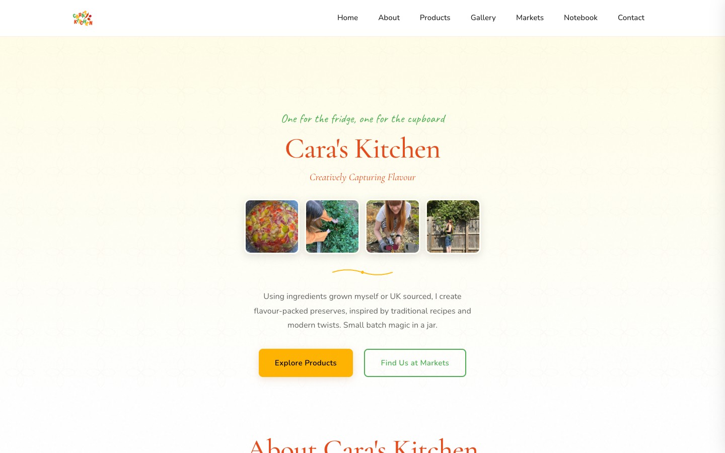 Cara's Kitchen: A Market Stall With a Permanent Address